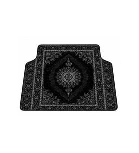 OEM Şark Köşesi Türk Halısı Motifli Premium Bagaj Halısı (Siyah-Beyaz)