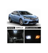 Toyota Corolla Beyaz Led Iç Aydınlatma Ampul Seti