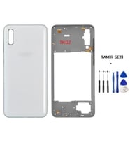 Samsung Galaxy A70 - SM-A705F FULL Kasa Arka Kapak Takım BEYAZ - TAMİR SETİ