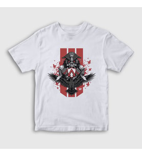 Presmono Unisex Çocuk Beyaz Bloodhound Apex Legends T-Shirt 231832tt