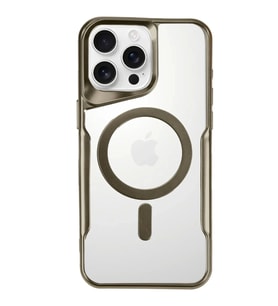 Apple iPhone 16 Pro Max Kılıf Boyi Magsafe Silikon Kapak - Çöl Titanyum