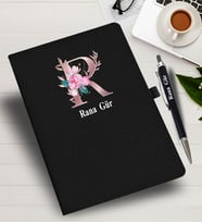 Kişiye Özel harf Tasarımlı  İsme Özel Defter ve Kalem