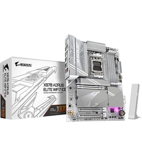GIGABYTE X870 AORUS ELITE WIFI-7 ICE DDR5 HDMI DP PCIe 16X v5.0 AM5 ATX