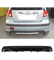 Hyundai Getz Siyah Difüzör Çiftli Kare Egzoz Görünümlü D Tip Difizör