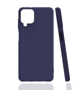 Galaxy M12 Kılıf Zore Biye Silikon Kılıf (Lacivert)