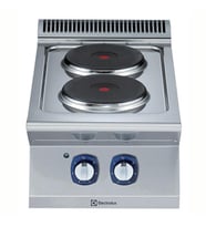 Electrolux Professional Endüstriyel 2 Yuvarlak Pleytli Set Üstü Elektrikli Ocak, Her Ocak 2,6 Kw, Derinlik 730 Mm - 400 Mm E7ECED2R00