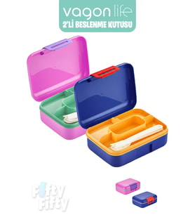 Vagonlife 2’li Beslenme Kutusu ( Seçtiğiniz Renkte 2 Adet Gönderilir )