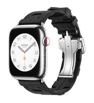 Apple Watch 38mm Uyumlu Kordon Silikon Sportif Görünümlü Yumaşak Esnek KRD-94 Kayış
