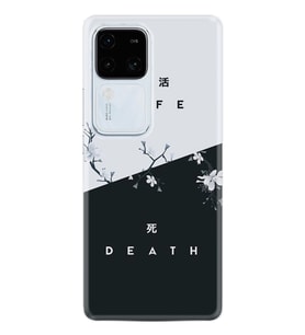 Vivo V30 Kılıf Desenli Silikon Life and Death 1339