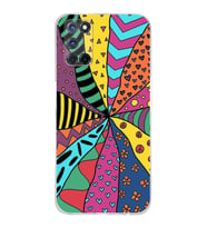 PrintiFy Oppo A72 ile Uyumlu Retro Color 4  Kamera Korumalı Şeffaf  Kılıf