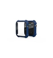 Apple Watch 7 45mm Uyumlu Tank Zırh Kasa ve Mat Görünümlü Ekran Koruyucu Zore Watch Gard 11 (Lacivert)