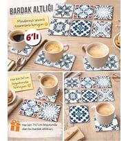 Dekoratif Desenler 19 7x7 – 6’lı Set Dekoratif Kare Tasarım
