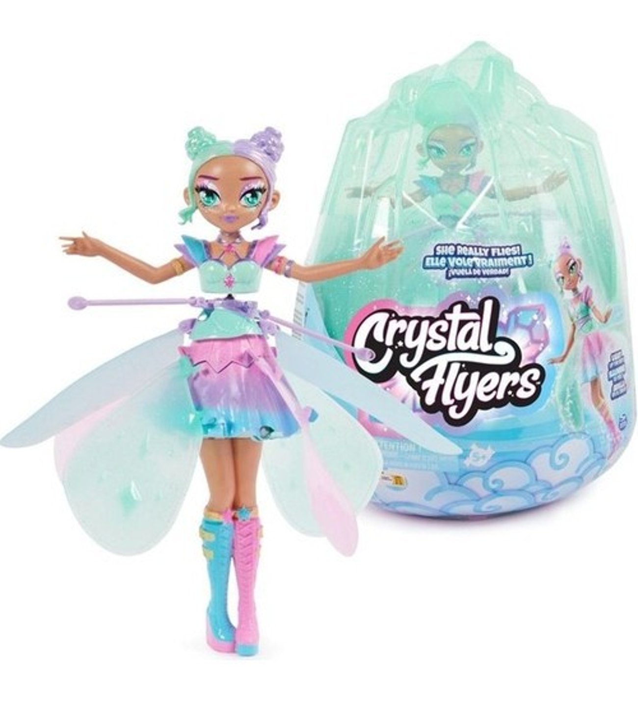 SPİN MASTER Hatchimals Pixies Crystal Flyers Flying Fairy Aqua