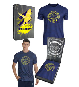 FENERBAHÇE ERKEK TRIBUN KAMUFLAJ TSHIRT UV KUTU HEDİYELİ (Lacivert)