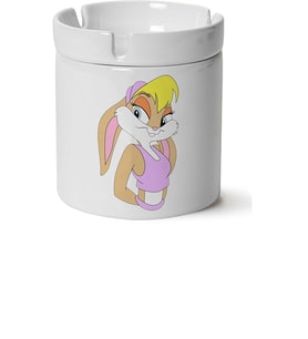 Lola Buny Baskılı Porselen Küllük Makinede Yıkanabilir