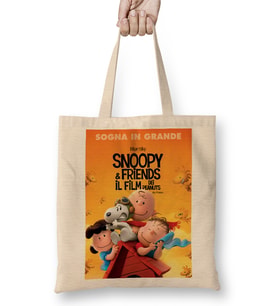 Snoopy And Friends 01 Bez Çanta Uzun Saplı