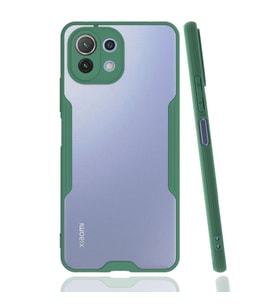 Xiaomi Mi 11 Lite Kılıf Platin Silikon - Yeşil