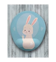 Tavşan Oval Bilek Destekli Mouse Pad