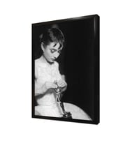 Audrey Hepburn Çerçeveli Mdf Tablo