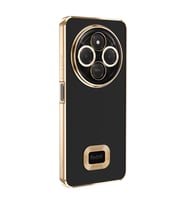 Lexroo Xiaomi Redmi 14C 4G Kılıf Kamera Korumalı Logo Gösteren Omega Kılıf - Gold