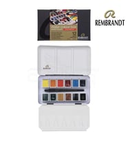 Rembrandt Sulu Boya Seti 12 Renk + Fırça Mono Pigmented