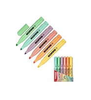 Kores High Liner Plus  Pastel Fosforlu Kalem 6Lı Set