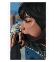 Bts Temalı 7 Numaralı Tablo Ahşap Poster Dekoratif Kod6110