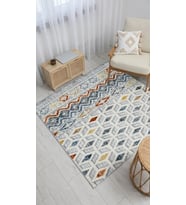 Bubble Color İskandinav Desenli Makine Dokuma Taban Modern Salon Halısı 4020 Sultan Halı