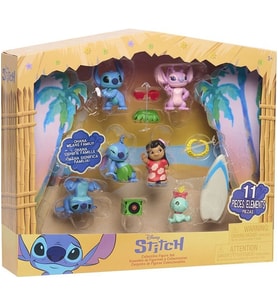 Stitch 6 lı Mini Figür Set Stich TTC41000 (Çok Renkli)
