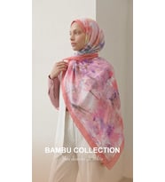 Şehri Şal Bambu Kraş Şal 6360 Şeker Pembe