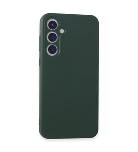 Samsung Galaxy A55 5g Kılıf First Silikon - Koyu Yeşil