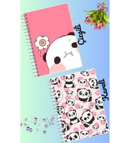 Panda defter seti 2 adet A4 boyutu 21*30 çizgili + kareli 60 syf