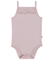 Civil Baby İp Askılı Dantelli 12-24 Ay Kız Çıtçıtlı Badi - Pembe