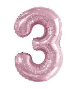 Bebek Pembe 3 Rakam Folyo Balon 100 cm