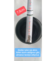 YENİLZD Led Zenonlar Için Far Kapağı 7,5cm Ölçülerimiz Içten Içe Alınır. Ölçü Örneği Için Görsellere BakınızAC