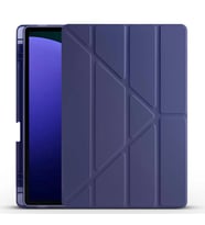 Galaxy Tab S10 Plus Kılıf Zore Tri Folding Kalem Bölmeli Standlı Kılıf