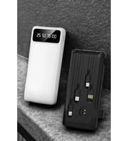 Powerbank 20.000 Mah LCD Ekran USB Lightning Type-C Uyumlu İOS ve Android