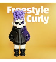 Kuru Kafa Freestyle Curly Özel Seri Mor  Özel Seri Koleksiyon Ürünü Oyuncak Figür