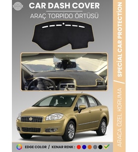 FIAT Linea (2007-2015) Torpido Örtüsü Ön Göğüs Koruma Torpido Koruma Tam Uyum Kaymaz Kolay Montaj