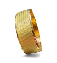 22 Ayar Hasır Model Bilezik 20 Gr. 2 Cm Enli (Sarı)