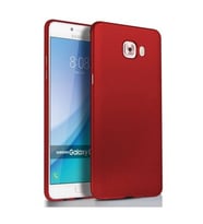 Samsung Galaxy C5 Pro Premium Silikon Kılıf Bordo