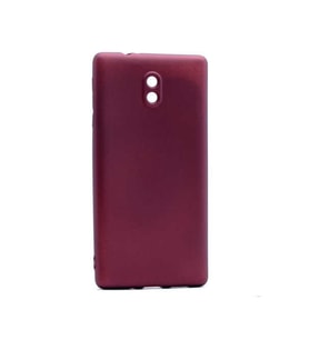 Nokia 3 Uyumlu Kılıf Zore Premier Silikon Kapak (Mürdüm)