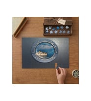 Gemi Penceresinden Bakış Tasarımı 240 parça Ahşap Puzzle Ahşap Kutuda MP00350