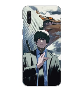Samsung Galaxy A50 - A30S - A50S Uyumlu Chainsaw Man Tasarımlı Şeffaf Telefon Kılıfı