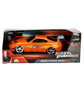 Fast & Furious Uzaktan Kumandalı Toyota Supra 1:16 Ölçek 29 cm USB Şarjlı Kumandalı Araba