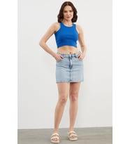 Yüzücü Model Crop Atlet - Saks
