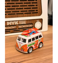 Mini Vosvos Karavan Metal Model Araba Tatil Temalı MYK Hediye ve Sanat Atölyesi