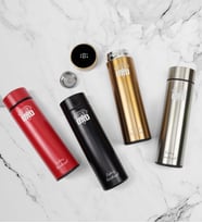 Super Dad Tasarımlı Kişiye Özel Tasarım 500 ML Dereceli Termos (Siyah)