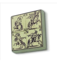 Hollanda Deseni Baskılı Doğaltaş  Magnet(KD-100)Buzdolabı Süsü