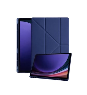 Samsung Galaxy X930 Tab S11 Ultra 14.6 Kalemlikli Mars Tablet Kılıfı - Lacivert